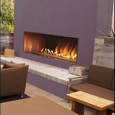 Empire Carol Rose Coastal Collection Outdoor Linear Fireplace