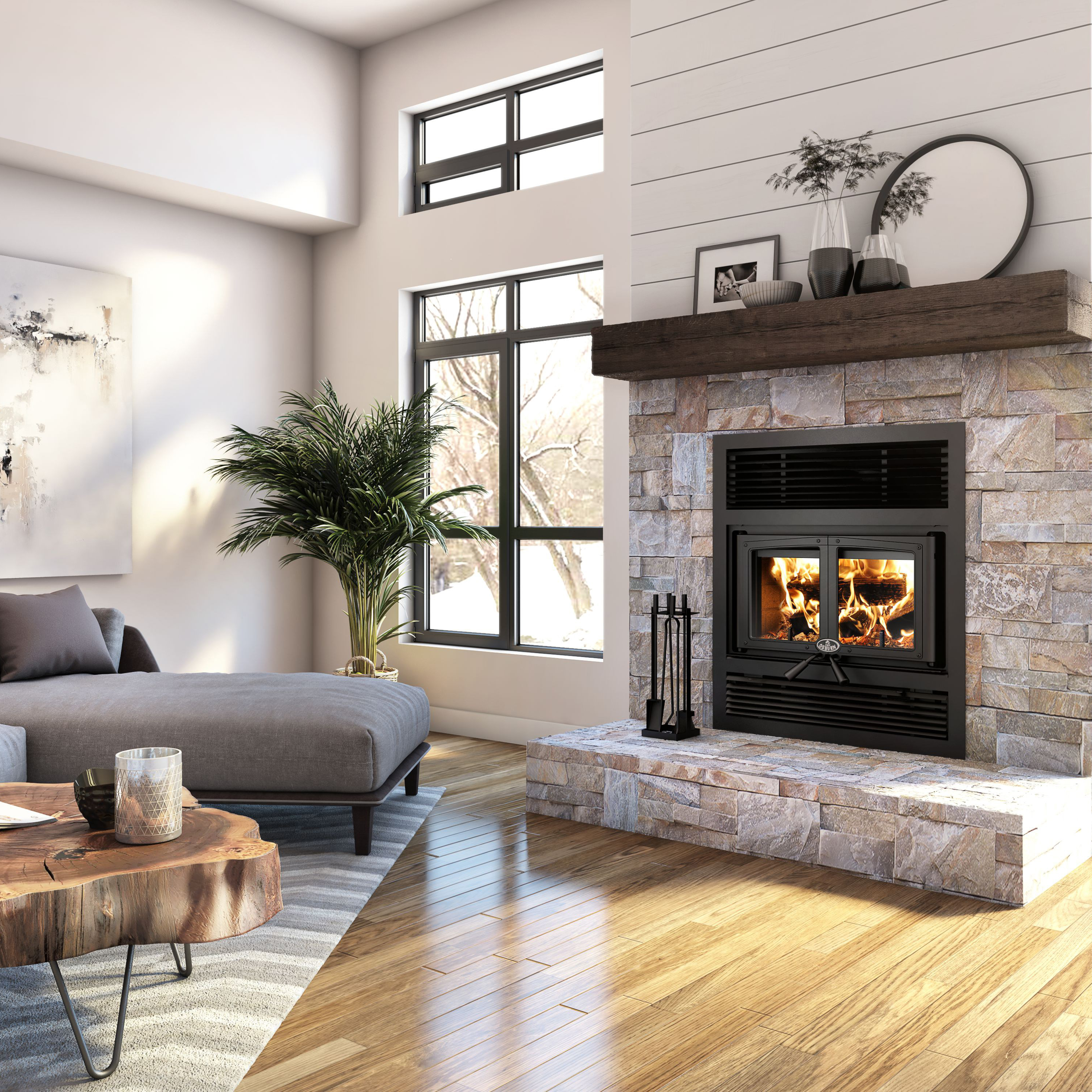 Osburn OB04017 Everest III Wood-burning fireplace