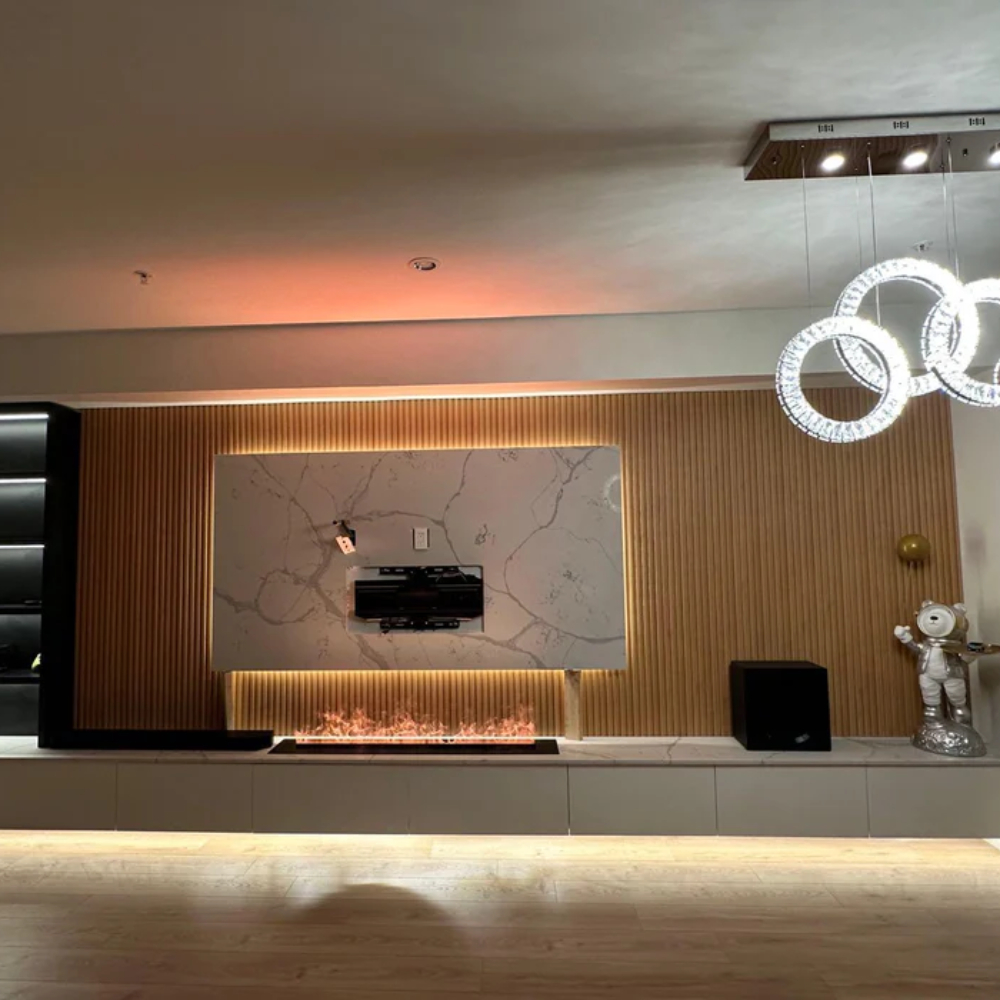 Litedeer Homes Mercury Water Vapor Smart Fireplace